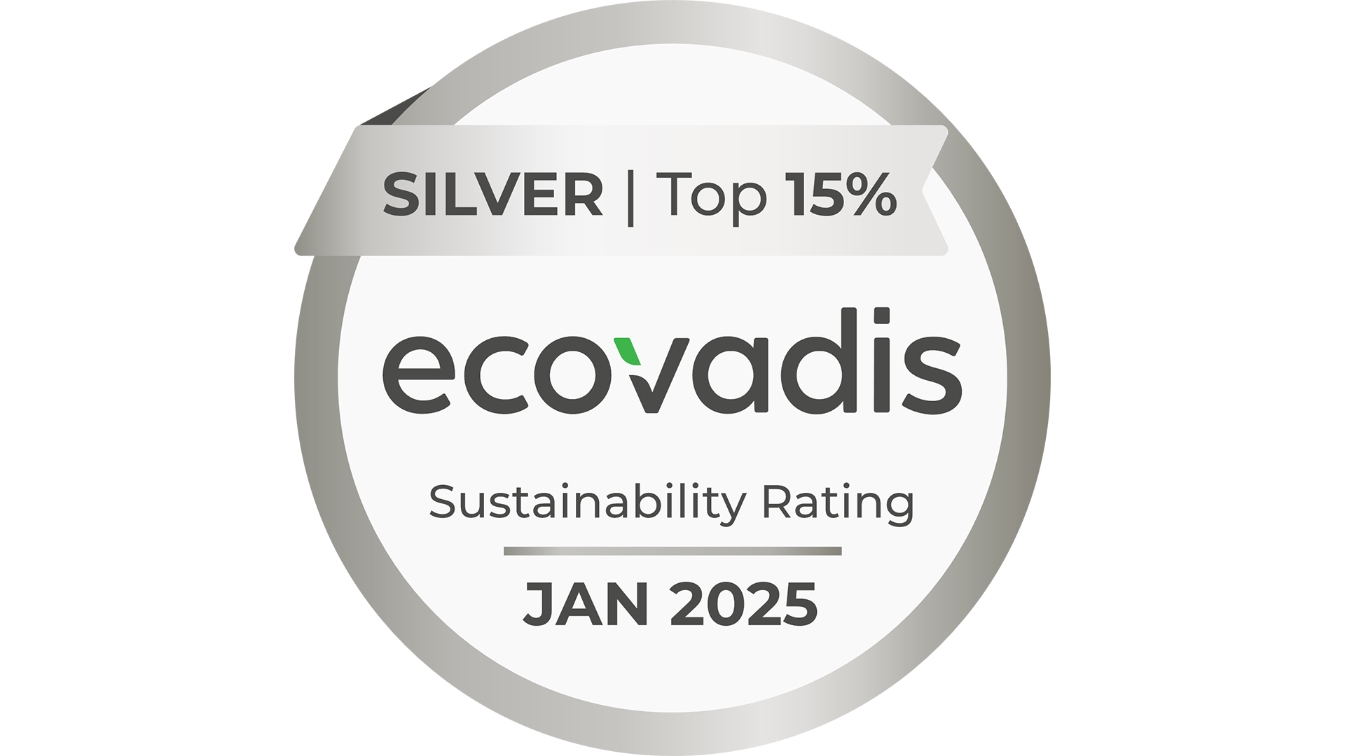Médaille d'argent Ecovadis